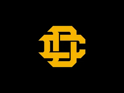 DC Monogram Logo Design apparel badge branding concept design design graphic design icon illustration lettermark logo logo designer logodesign logomaker logotype monogram monogramlogo retro typography vector vintage