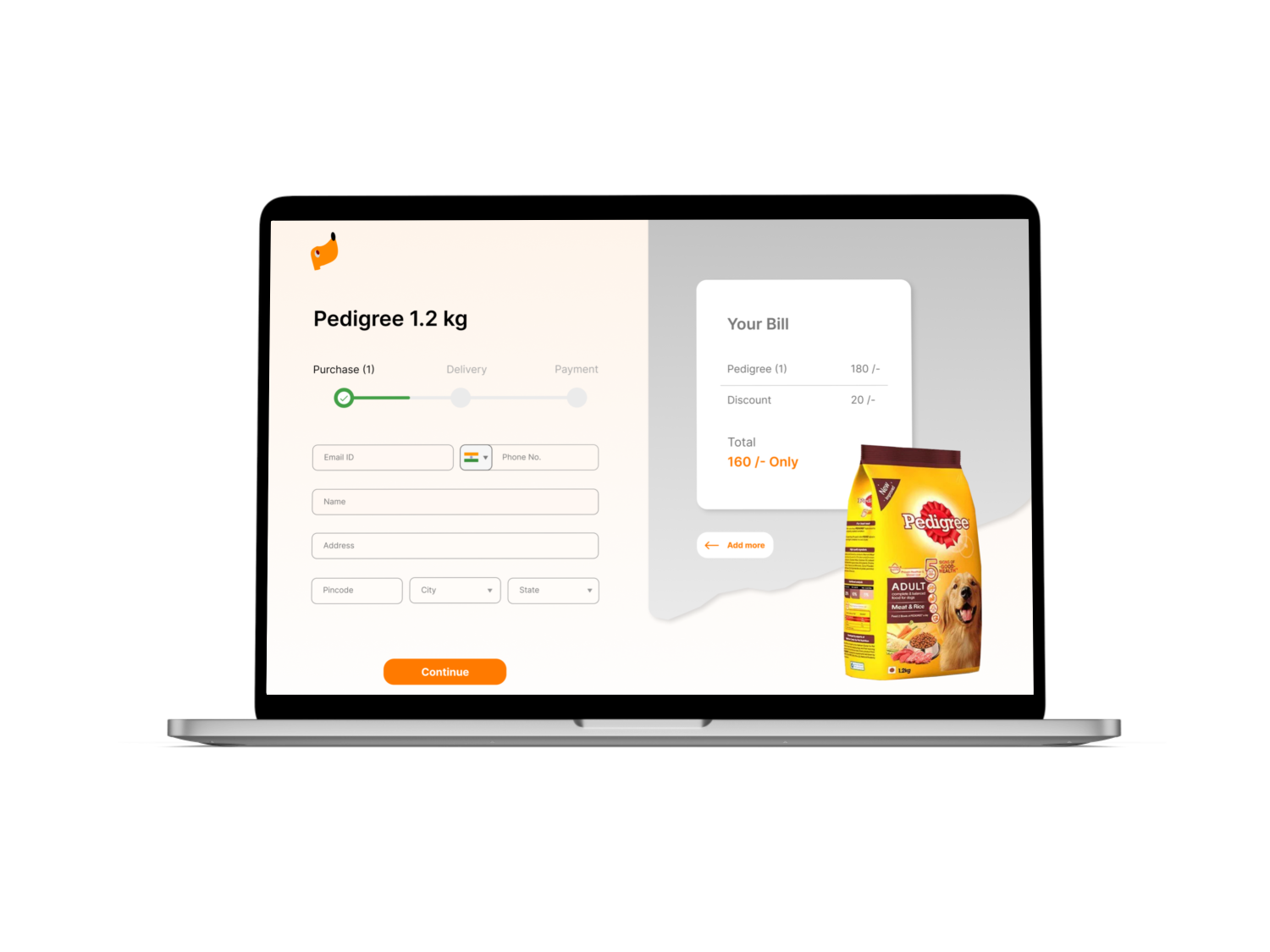 Buy Food for Your Pet design illustration logo typography ui ux