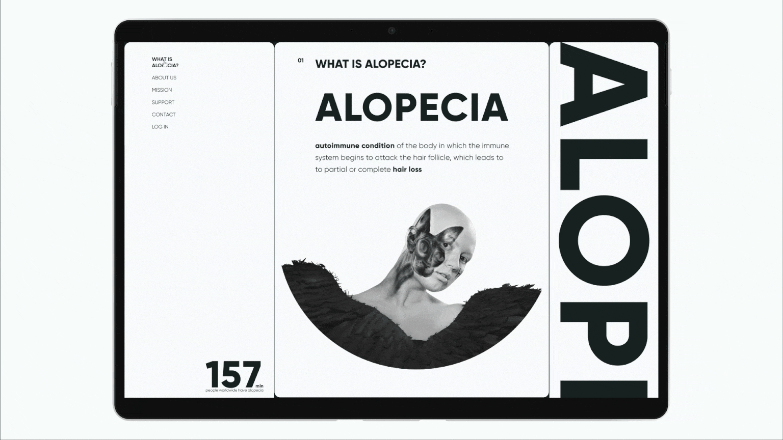 support request - alopecia.ukraine community app branding design graphic design illustration logo typography ui ux vector