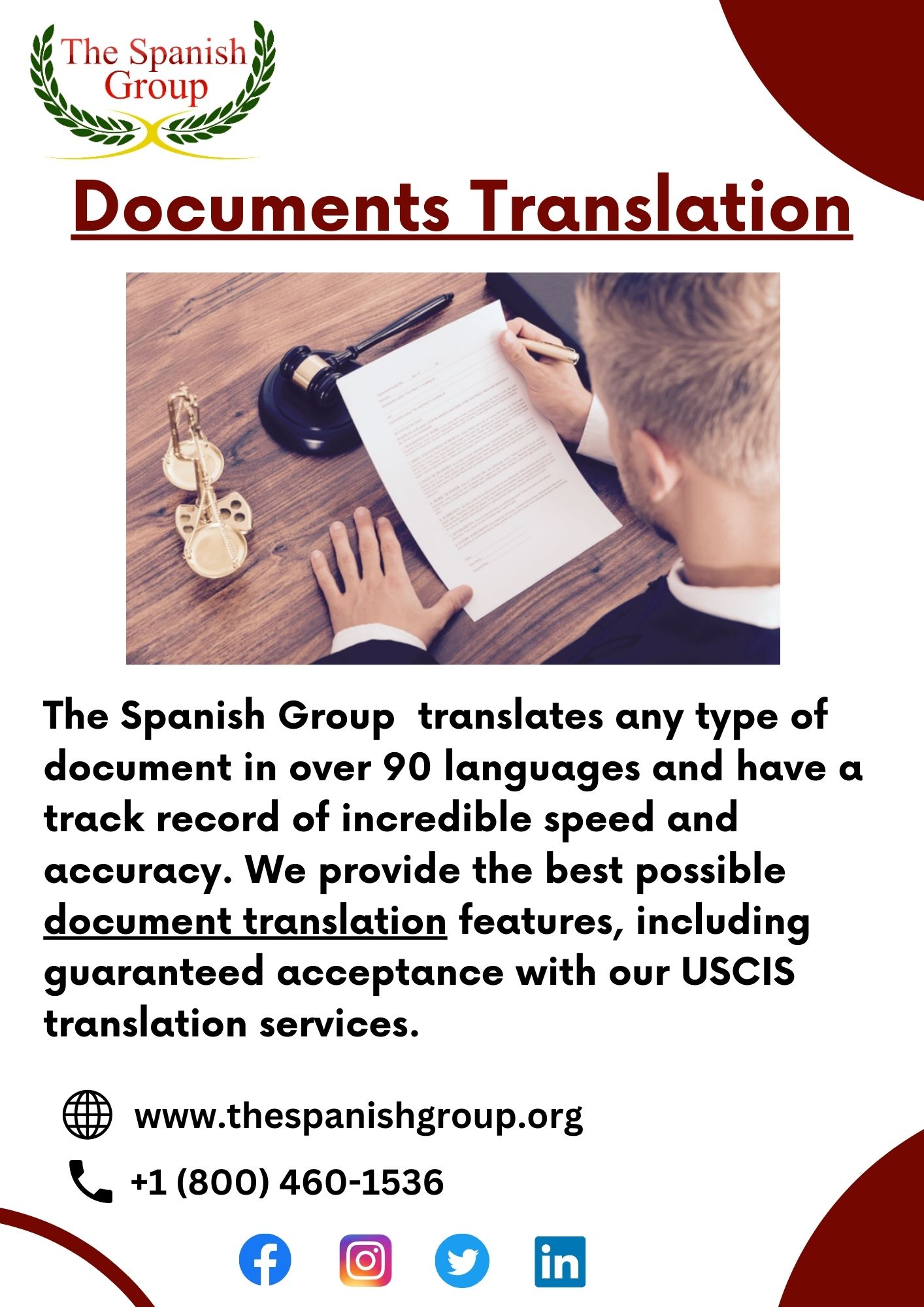 Document Translation The Spanish Group By The Spanish Group LLC On   Original Bf03cd0eb22fe7a315e37f536a026ae1 