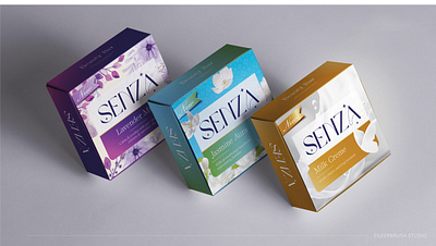 Package Design for Senza Beauty Bars graphic design illustration packagedesign
