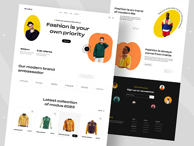 E-commerce-Cloth Web Design/Landing Page brand identity branding clean cloth fashion website cloth website creative work ecommerce fashion fashion web graphic design logo minimal onlineshop onlinestore uidesign visual design web design web ui website