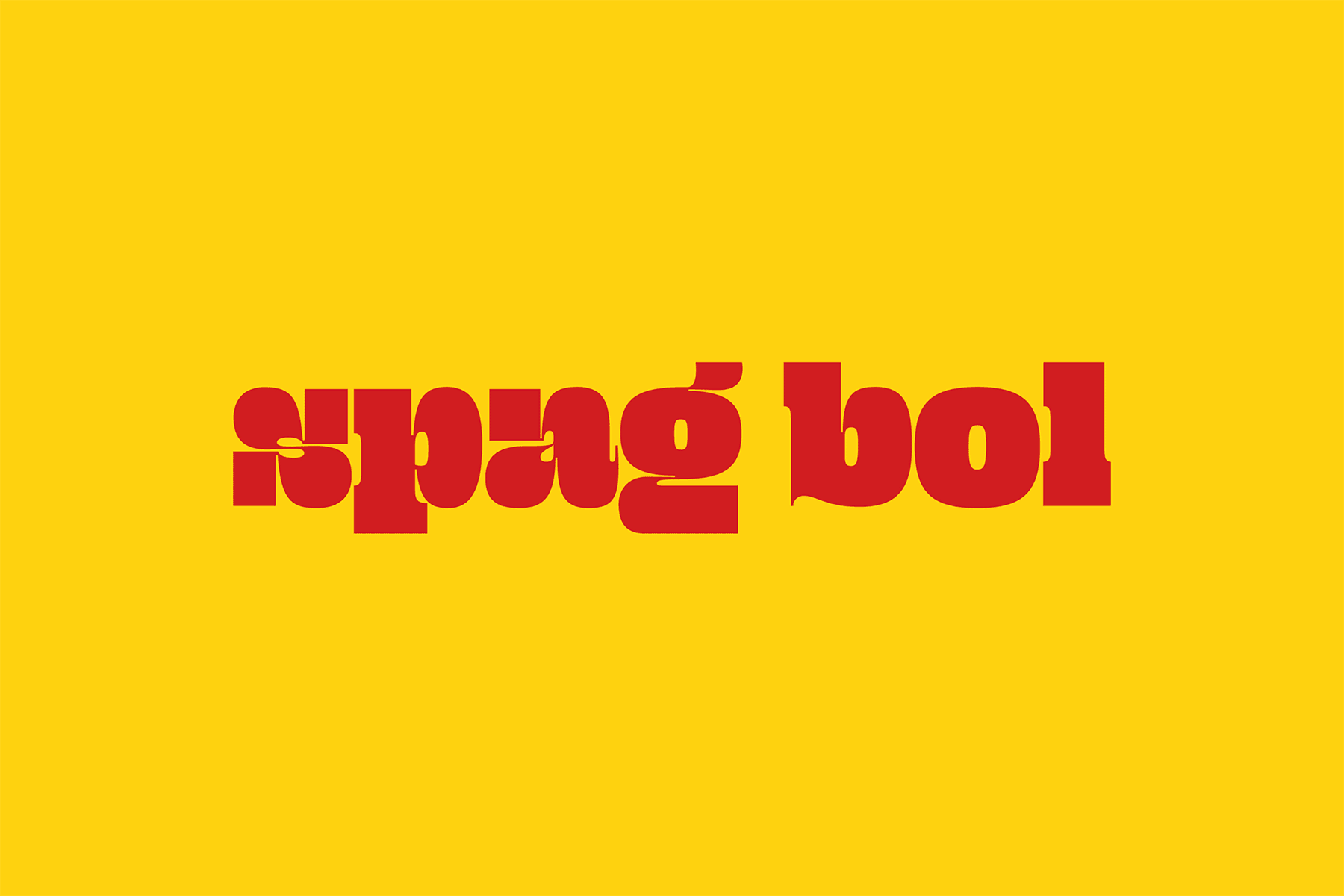 'spag bol' - Animated logo animation blood bold bold type branding design graphic design logo motion graphics red short film tarantino vector yellow