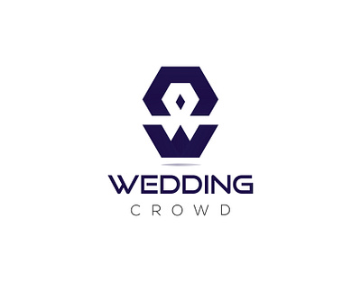 Concept: Weeding Crowd - Logo Design (Unused) aretx best logo brand identity branding creative logo logo design wedding wedding logo weds