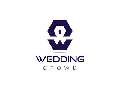 Concept: Weeding Crowd - Logo Design (Unused) aretx best logo brand identity branding creative logo logo design wedding wedding logo weds