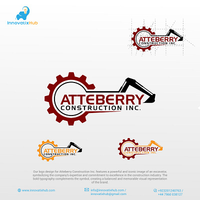 Construction Logo -Atteberry Construction Inc advertisingagency atteberryconstruction brandidentity buildingexcellence constructionindustry craftmanship graphicdesigner icon innovation logo logo mark logobook logodesign logoideas logologo logonew minimalist logo trend vector visualbranding