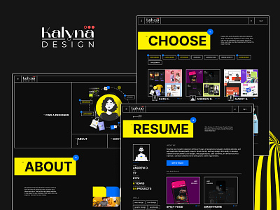 Corporate Website Design. Kalyna Design corporate design designers platform ui ux web website