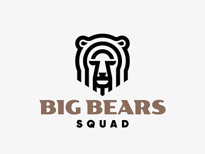 Big Bears Squad bear design logo