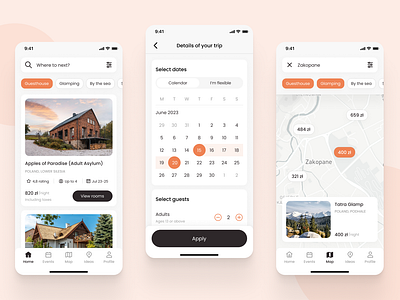 Slowhop – don't just travel, experience! accomodation app app concept app design behance design dribbble dribbblers graphic design illustration inspo interface mobile slowhop travel ui user experience user interface user interface design ux