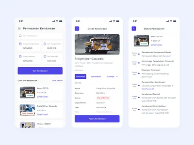 Fleetco - Vehicle Management Mobile App car dashboard dashboarddesign management mobileapp mobiledesign oil vehicle