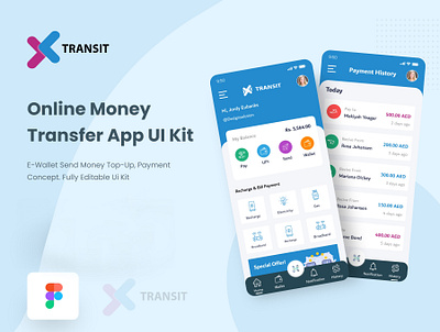 X-Transit - Money Transfer App ui