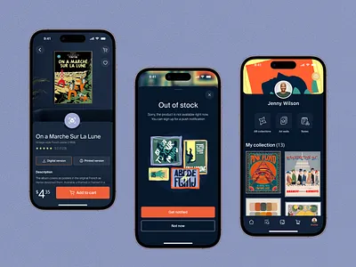 Poster Store Ecommerce App app app design art branding design ecommerce graphic design illustration interface interior decor mobile mobile app mobile ui online store poster poster store ui user experience user interface ux