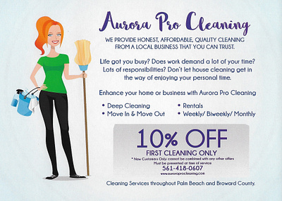 Aurora Pro Cleaning Ad