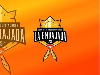 Logo - Club de Conquistadores "La Embajada" design illustration logo