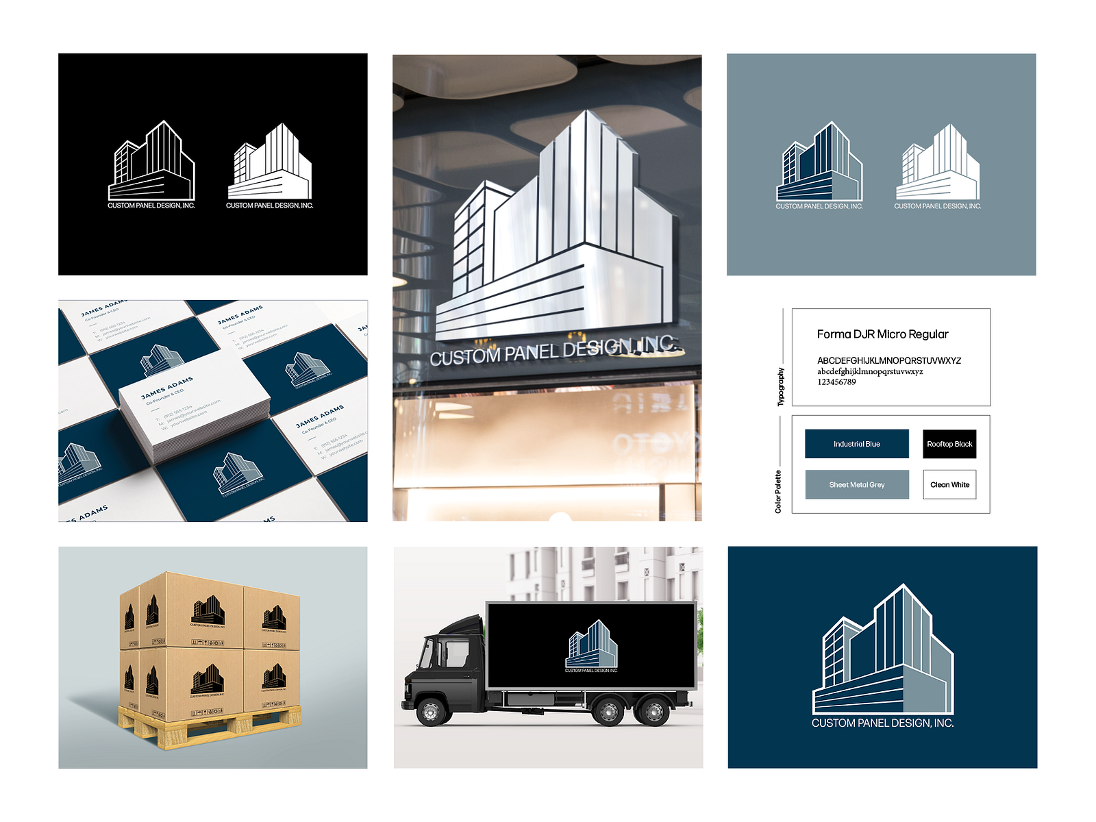 Custom Panel Design Inc. Branding by Erin Rane on Dribbble