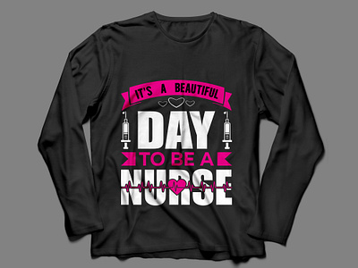 Nurse t shirt design creative design creative t shirt design custom t shirt design design doctor doctor t shirt design graphic design graphics design illustration its a beautiful day nurse nurse t shirt nurse t shirt design nursing t shirt design pink t shirt design t shirt t shirt design