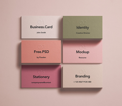 Free Branding Identity Business Card Psd Mockup branding mockup business card mockup