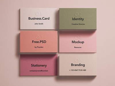 Free Branding Identity Business Card Psd Mockup branding mockup business card mockup