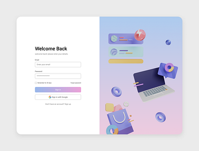 Sign in Page app design graphic design login ui ux web