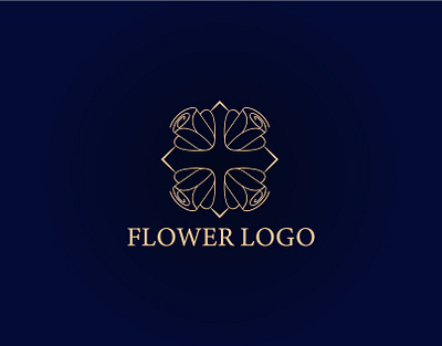 Flower Logo Design brand identity