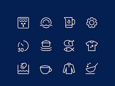 Electrolux Digital & Physical Icons figma goodwithdesign icondesign illustrator productdesign reductivedesign ui