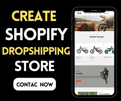 How to create a successful Shopify store ads ecpert design dropdhippping website droppshoping store dropshippingstore facebook ads illustration instagram ds marketerbabu one product store shopify dropshiping shopify store shopify store design shopify website shopify website store store design ui