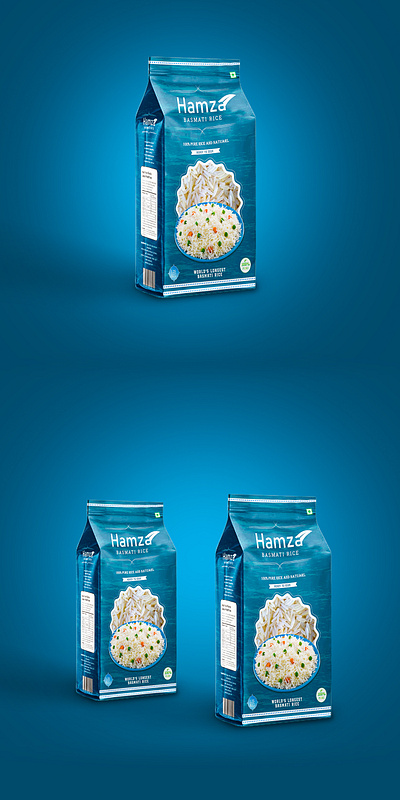 Rice Packaging Design branding design graphic design illustration logo packaging print printing typography vector