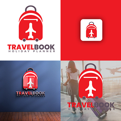 Travelbook - Logo Design abstract app icon branding creative logo logo logo designe logo designer minimal logo minimalist logo modern logo symbol travel logo vector websiteb logo