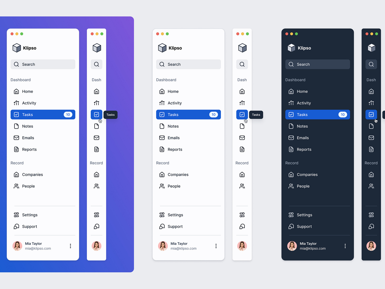 Sidebar Navigation- Dashboard by Hammad Mir on Dribbble