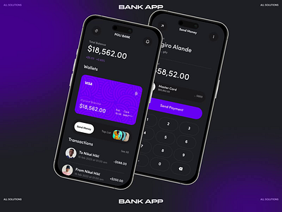 Mobile Banking App animation app app design awe bank app banking app design finance finance app ios mobile app ui