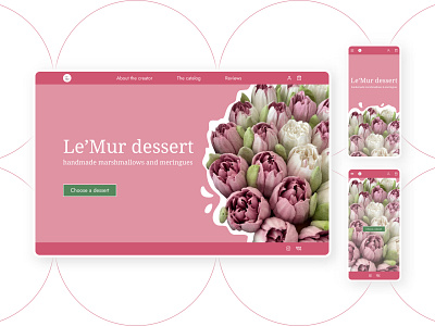 Confectionary Shop - Home Page Concept adaptive adobe photoshop big images branding cake shop confectionary e commerce ecommerce figma fixed header fixed navigation full width layout home page logo online shop sweets images ui user experience user interface ux