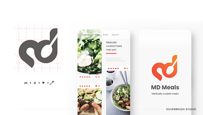Logo Design for MD Meals, California - Branding Project branding design graphic design logo logo design logodesigner