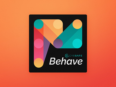 Behave – Podcast Cover b2b podcast branding cybersecurity podcast cybsafe illustration podcast cover