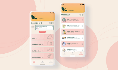 Messenger App - Android android app branding design graphic design illustration ui ux