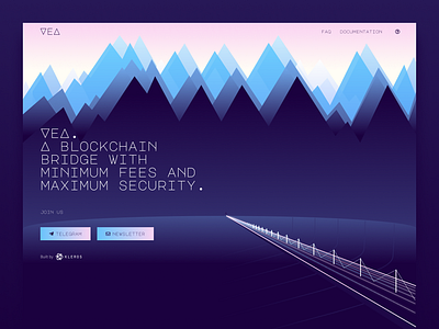 Vea Bridge - Landing Page blockchain design ethereum ui user experience user interface ux