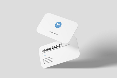 Personal Business Cards branding business card design graphic design logo mahdi rabiee mohammad mahdi rabiee ui vector