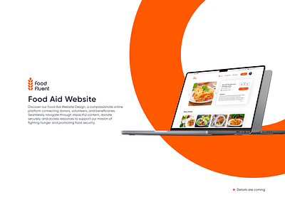 Food Aid Website Design design