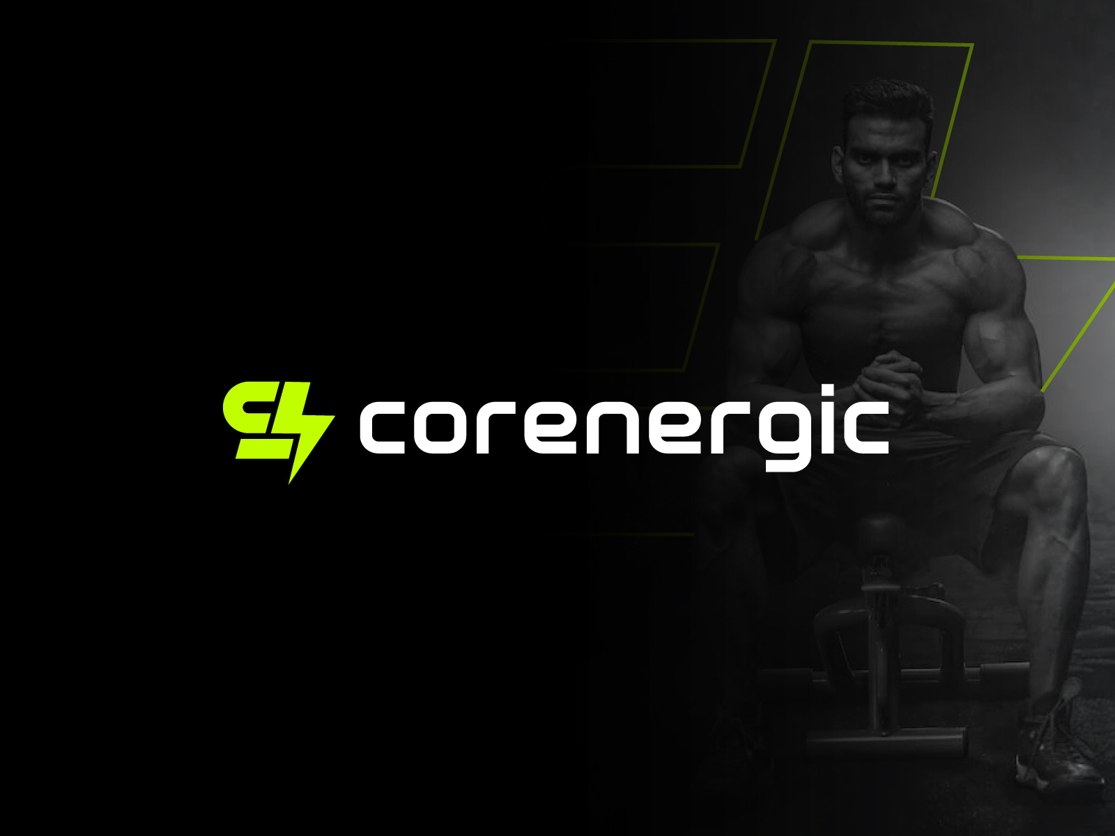core energic fitness logo design branding c letter c logo core design energic fitness fitness logo gym logo icon lightning logo logo design logos thunder vector