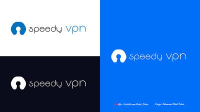 Logo Speedy Vpn Project branding design graphic design logo mahdi rabiee mohammad mahdi rabiee ui vector vpn logo website