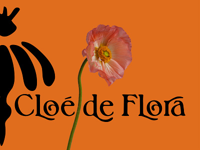 Cloé de Flora branding design graphic design illustration logo typography vector