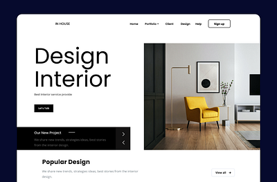 In House Interior Design Website ⚡🔥 app bestdesign branding design interior design mobile newdesign trendy design ui user interface ux website