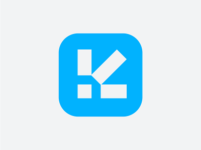 Unused Abstract K Lettermark abstract logo app app icon brand identity branding digital geometric logo icon iconic logo k lettermark k logo lettermark logo mark monogram rays tech type typography unused logo