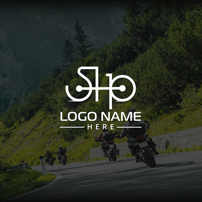 SHP Letter Logo abstract bike logo branding corporate logo cycle logo h logo hp logo letter logo logo maker minimal bike logo p logo s logo sh logo typography vintage bike logo