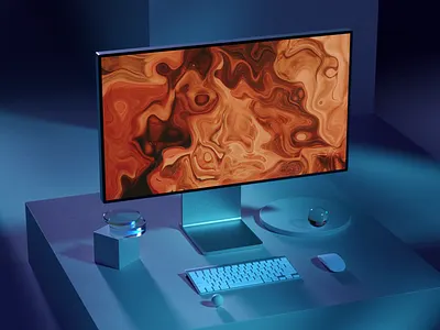 Pro Display XDR Mockup 10 3d 3d animation after effects animation apple c4d cinema 4d display gradient lighting mockup mockups monitor motion graphics pro redshift render screen xdr