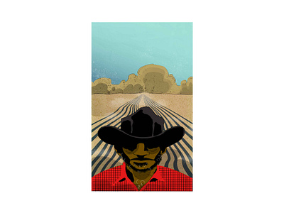 The Farmer - Editorial for Black Farmers blackartist comic art editorial illustration storytelling vector