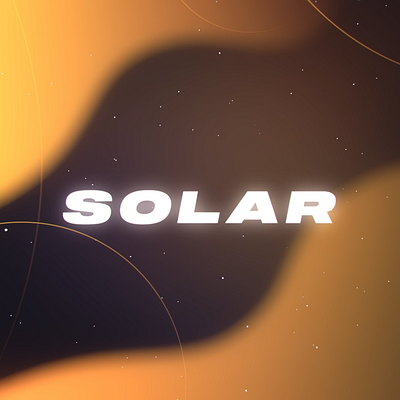 Solar Animation animation branding motion graphics