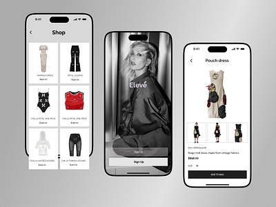 E-commerce app Eleve