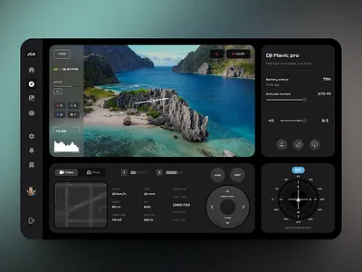 DJI Mavic pro - rebound shot branding dailyui design typography ui vector