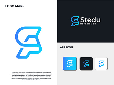 Stedu Association branding graphic design illustration logo