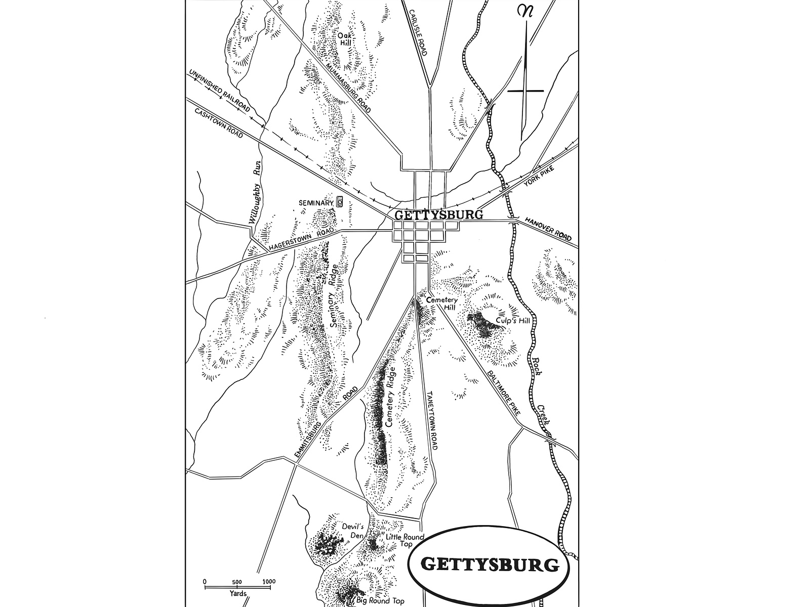 Gettysburg Map by Maira Mukhtar on Dribbble